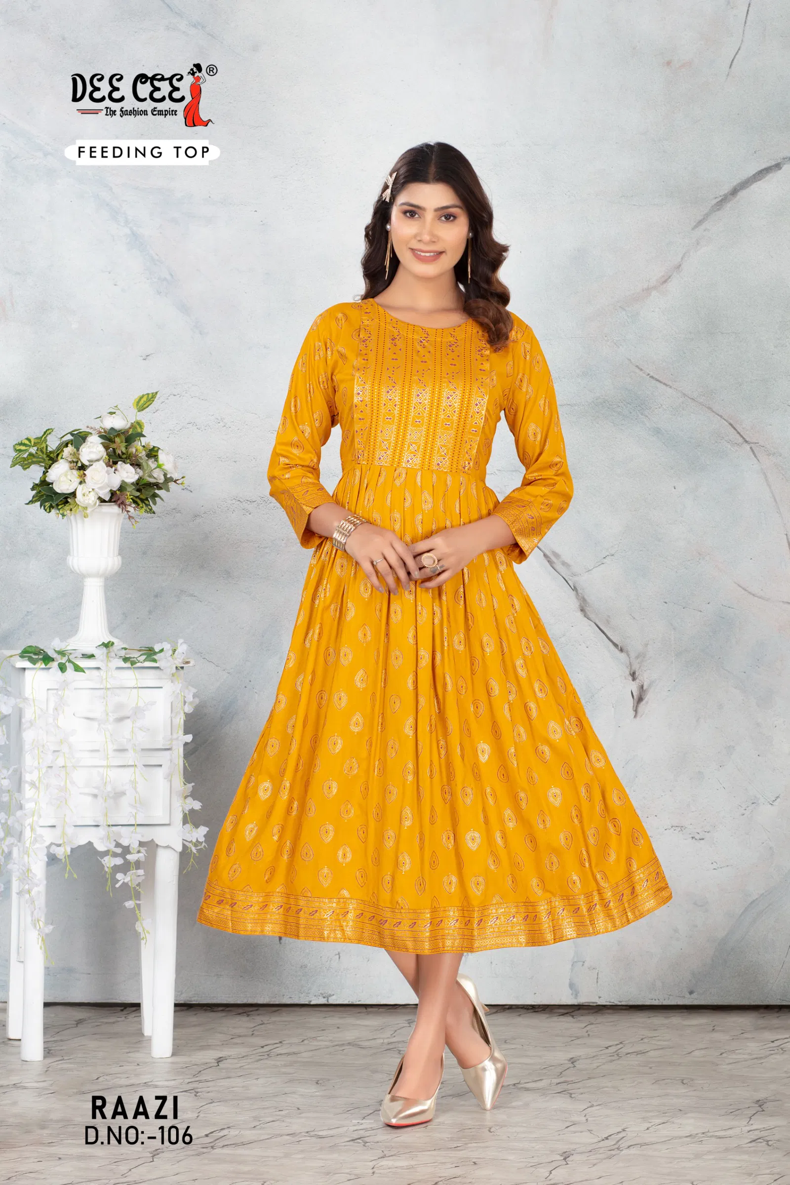 Raazi By Deecee Casual Wear Fancy Rayon Kurtis Wholesale Online